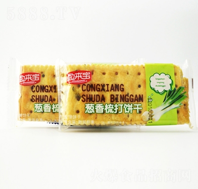 數(shù)來寶蔥香梳打餅干休閑零食