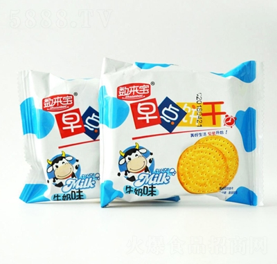 數(shù)來寶早點(diǎn)餅干（牛奶味）休閑零食