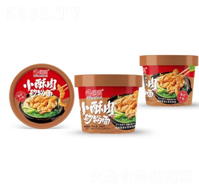 國(guó)圓小酥肉砂鍋面番茄牛腩味190克