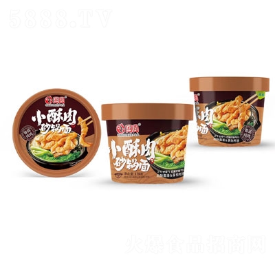 國(guó)圓小酥肉砂鍋面香菇燉雞味178克