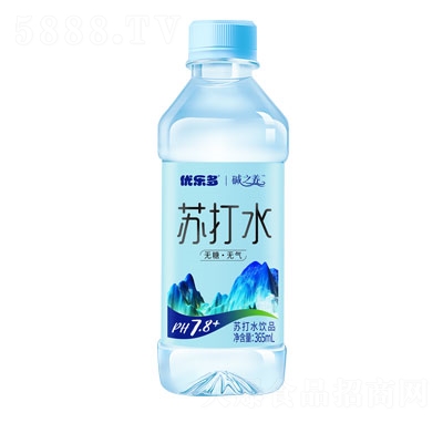 優(yōu)樂(lè)多蘇打水原味蘇打飲品365ml