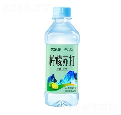 優(yōu)樂(lè)多蘇打水檸檬蘇打飲品365ml
