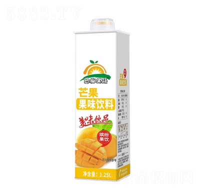 臺(tái)椰芒果果味飲料1.25L方盒裝