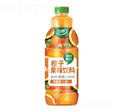 臺(tái)椰橙子果味飲料1.5L