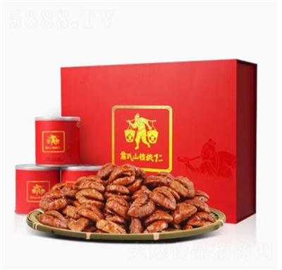 詹氏山核桃仁紅禮盒420g年貨商用禮品長(zhǎng)輩禮物