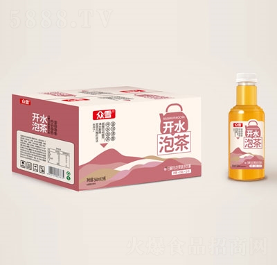 云臺清泉開水泡茶白桃烏龍果味茶飲料
