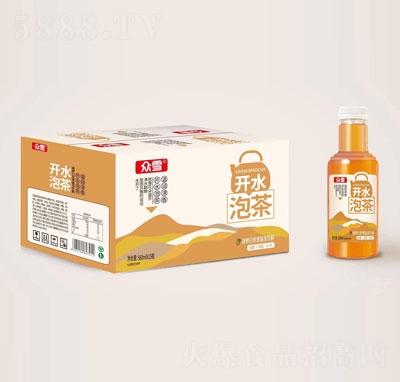 云臺清泉開水泡茶菠蘿白茶果味茶飲料500mlX15