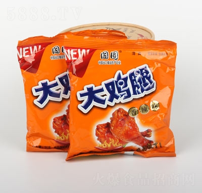 國(guó)圓干吃面大雞腿香辣味點(diǎn)心面