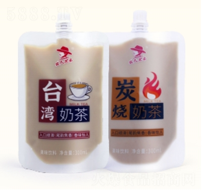 農(nóng)夫兄弟臺(tái)灣奶茶+炭燒奶茶300mlx24袋