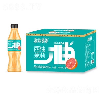 魔幻青春西柚茉莉果味飲料460mlX15瓶
