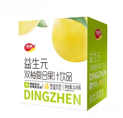 頂真益生元復(fù)合雙柚汁1L×6
