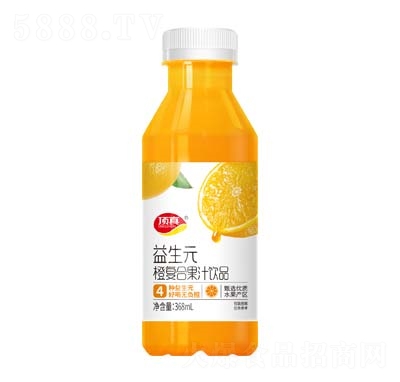 頂真益生元復(fù)合橙汁368ml