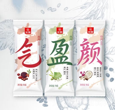 光明谷風糯米紅豆枸杞椰子燕麥藜麥桑葉糯米綠豆雪糕