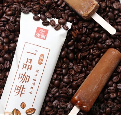 光明一品咖啡冰萃咖啡棒冰網紅冷萃咖啡風味冰咖啡雪糕