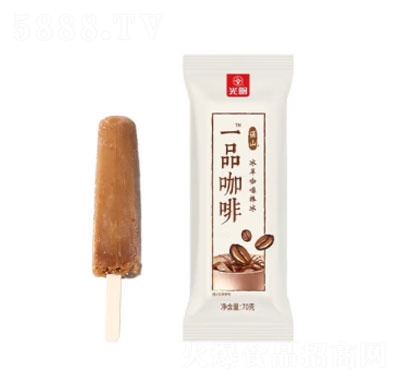 光明一品咖啡冰萃咖啡棒冰網紅冷萃零食冰美式咖啡雪糕