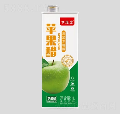 1LX6盒令德堂木糖醇蘋(píng)果醋復(fù)合果汁飲料