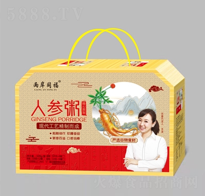 兩岸同福人參八寶粥方便速食食品