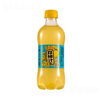 笑連連老北京汽水雙柚汁味350ml碳酸飲料