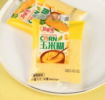 豆愛(ài)家醇香原味玉米糊沖調(diào)品