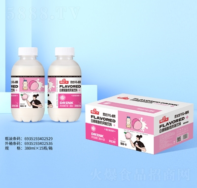 椰老頭白桃味酸奶風(fēng)味飲料380g×15瓶