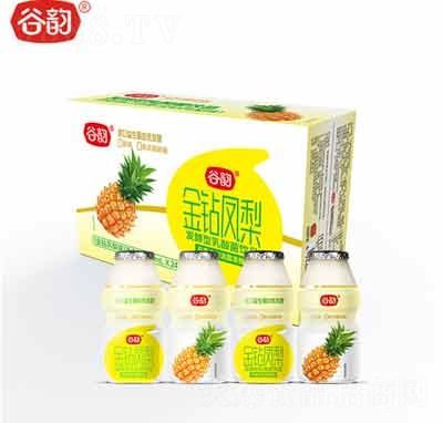 谷韻乳酸菌飲料金鉆鳳梨味箱裝