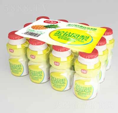 谷韻乳酸菌飲料金鉆鳳梨味100ml×12瓶