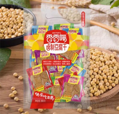 香香嘴鹵豆干多口味袋裝350g麻辣散裝休閑兒時小吃零食