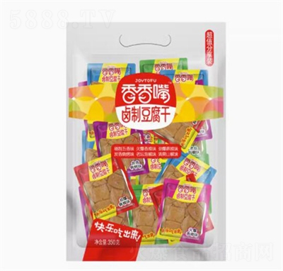 香香嘴鹵豆干多口味袋裝350g麻辣散裝休閑零食