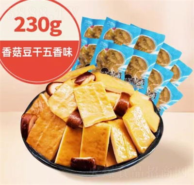 香香嘴五香味香菇豆干230g
