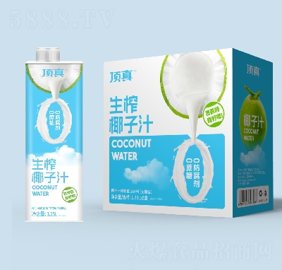 頂真椰子汁椰汁飲品1.25L×6