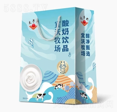 太子奶宜沃牧場酸奶飲品（袋）招商