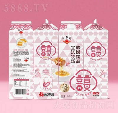 太子奶宜沃牧場酸奶飲品958ml招商
