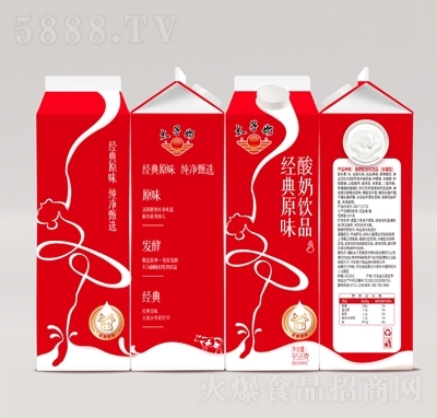 太子奶經(jīng)典原味酸奶飲品958克招商