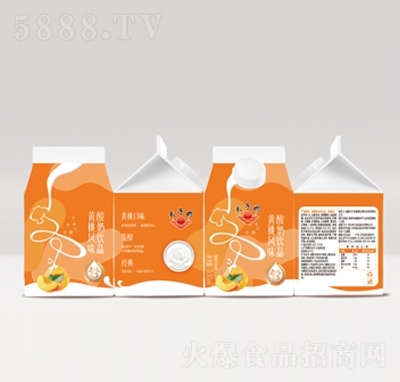 太子奶黃桃風(fēng)味酸奶飲品300ml招商