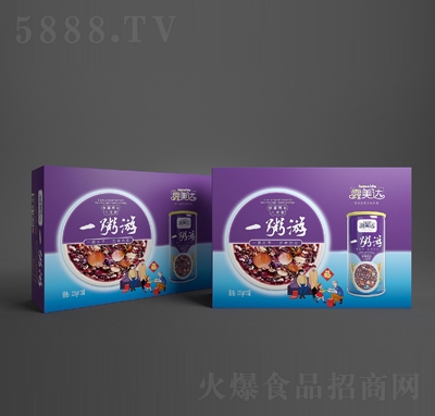 露美達一粥游紫薯黑米八寶粥320gX12罐