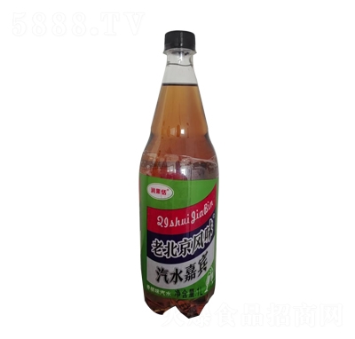 潤果恬老北京風(fēng)味汽水嘉賓香檳味1L