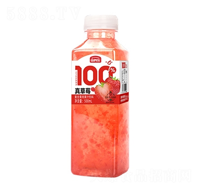 倍養(yǎng)樂真草莓復(fù)合果肉果汁飲料500ml