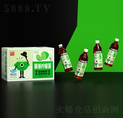 源樂山暴捶檸檬茶450ml×15青檸風(fēng)味