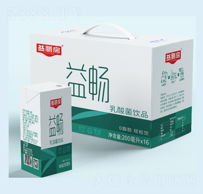 益膳房乳酸菌飲品益暢乳酸菌200ml×16