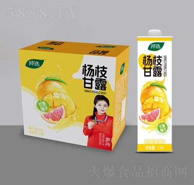 邦選楊枝甘露果汁茶飲料1.5LX6瓶