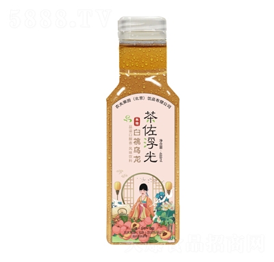 茶佐浮光白桃烏龍風味飲料488ml