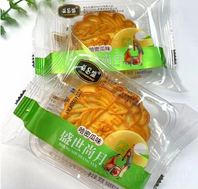 益昌盛廣式月餅點(diǎn)心餅干糕點(diǎn)哈密瓜味