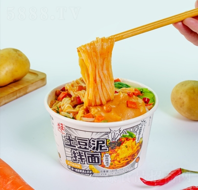 文玉土豆泥拌面孜然麻辣味144克