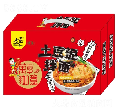 文玉方便食品土豆泥拌面