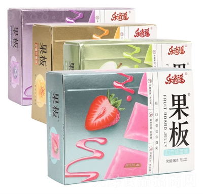 樂逍遙果板果凍低卡健康休閑零食果凍食品