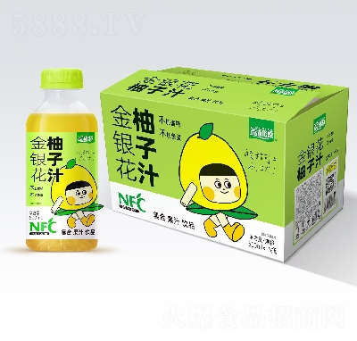 益和源金銀花柚子汁復(fù)合果汁飲品500ml×15瓶