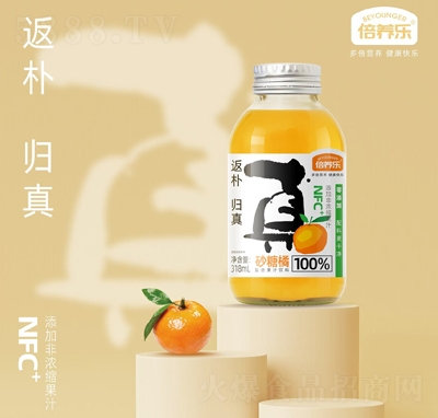 倍養(yǎng)樂砂糖橘復(fù)合果汁飲料318ml