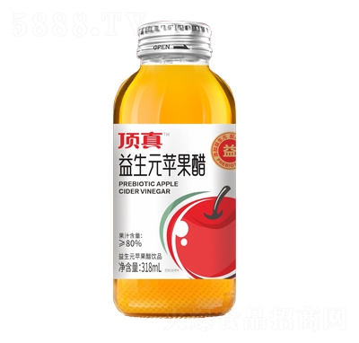 頂真益生元蘋果醋318ml