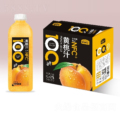 倍養(yǎng)樂果汁飲料黃桃汁1L×8瓶