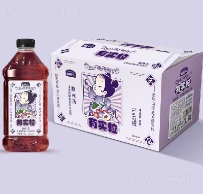 倍養(yǎng)樂酸梅湯山楂粒酸梅風(fēng)味飲料1L×12